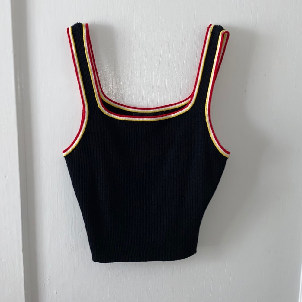 A crop top “tee shirt”